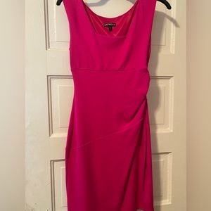 Express hot pink dress